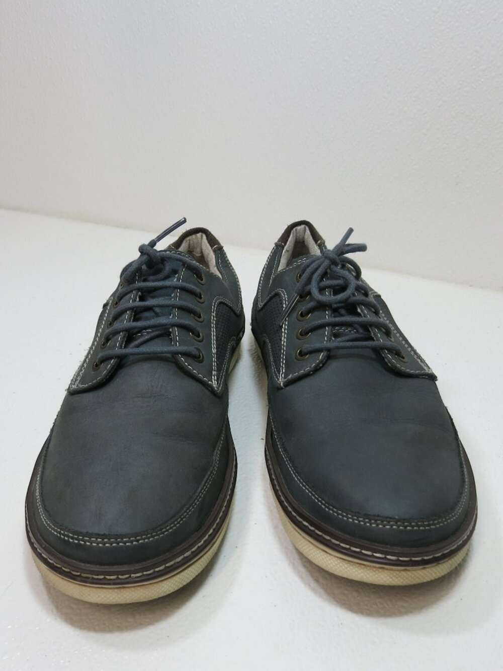 Bass Pasadena Suede Leather Rubber Sole Comfort Dress Oxfords Men's Footwear 9.5 - Picture 5 of 7